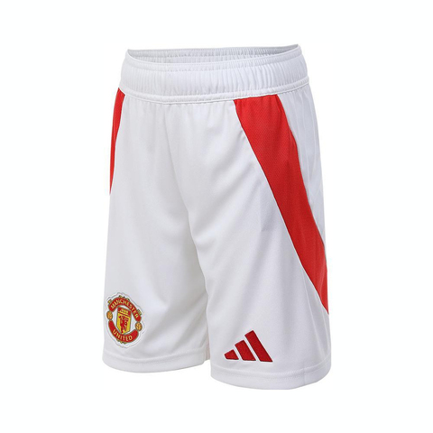 adidas kids阿迪达斯小童2024男大童MUFC H SHO Y针织短裤IT1975