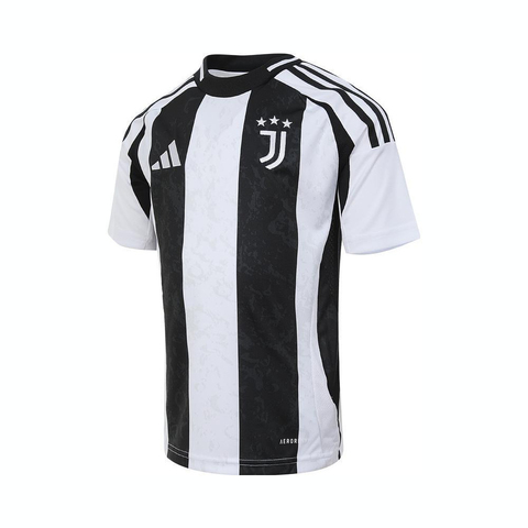 adidas kids阿迪达斯小童2024男大童JUVE H JSY Y圆领短TIT3552