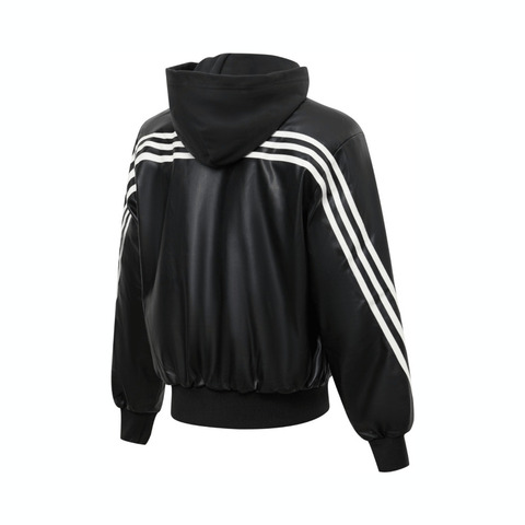 新品M adidasレザーHoodieジャケット JL7556 新品L adidasレザーHoodieジャケット JL7556 - メルカリ