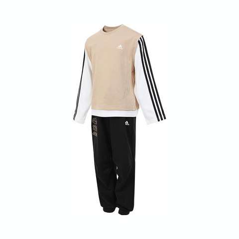 adidas kids阿迪达斯小童2024男小童LK DANCE KN SET长袖针织套服JC9371