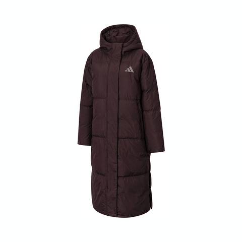 adidas阿迪达斯2024女子W PUFF L DOWN厚羽绒服-长JV6198