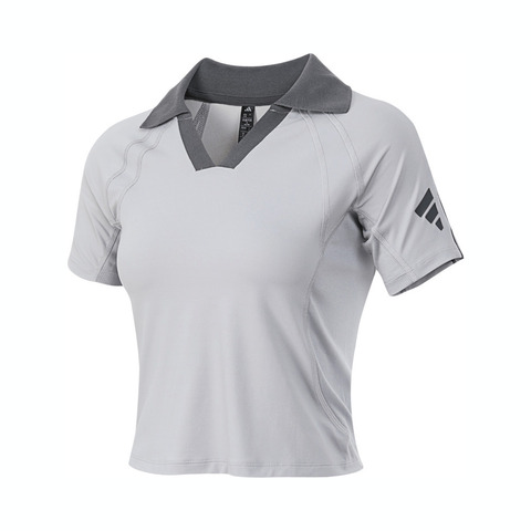 adidas阿迪达斯2024女子FUSTL W SS POLOPOLO短TJN3512