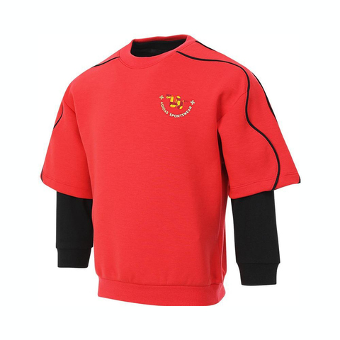 adidas阿迪达斯2024男小童LK 2IN1 SWEAT针织无帽卫衣JM5837