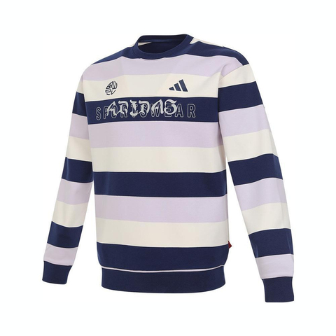 adidas kids阿迪达斯小童2024女大童JK KN CREW针织无帽卫衣KB0582