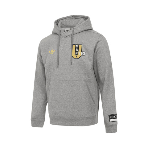 adidas阿迪达斯2024男子MUFC VRCT HD针织连帽卫衣JF0368