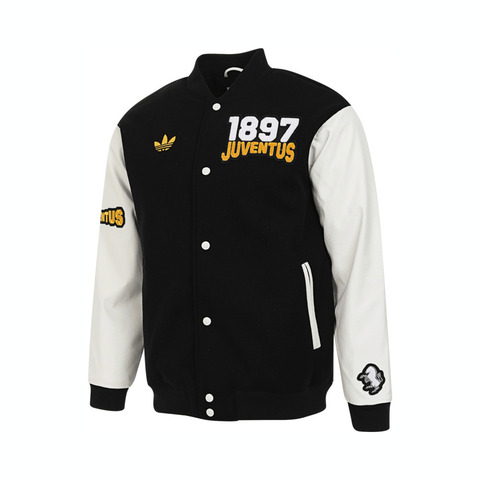 adidas阿迪达斯2024男子JUVE VRCT JKT薄棉服JF0451