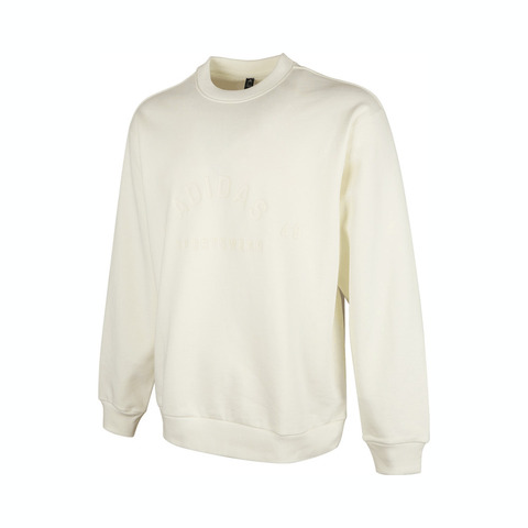 adidas阿迪达斯2025男子ST FL LOGO SWT针织无帽卫衣JL6064