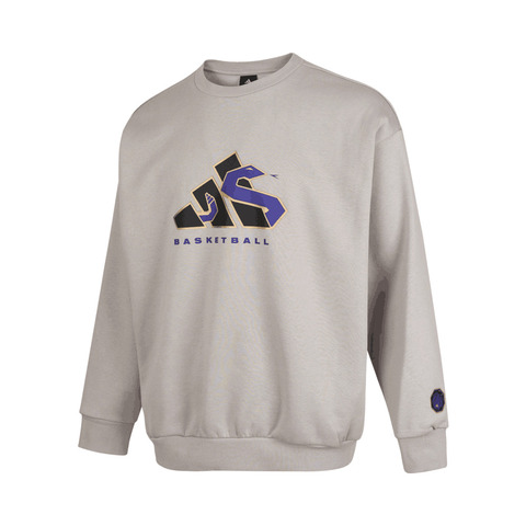 adidas阿迪达斯2024男子BB LNY CREW针织无帽卫衣JM5680