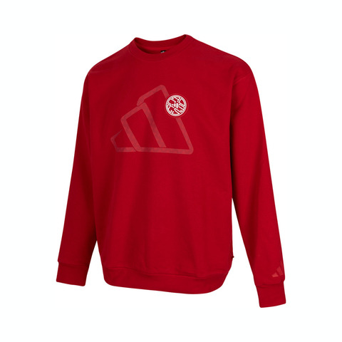 adidas阿迪达斯2024男子CM DK CREW针织无帽卫衣JM1003