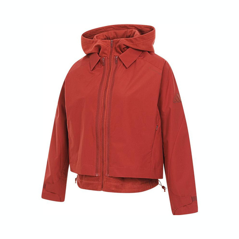 adidas阿迪达斯2025女子MT 2IN1 JKT梭织连帽外套JM8855