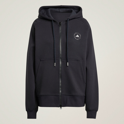 adidas阿迪达斯2025女子aSMC FZ HOODIE针织连帽外套JF6337