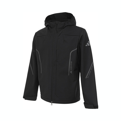adidas阿迪达斯2025男子TH SOFTSHELL JK梭织连帽外套JZ1149