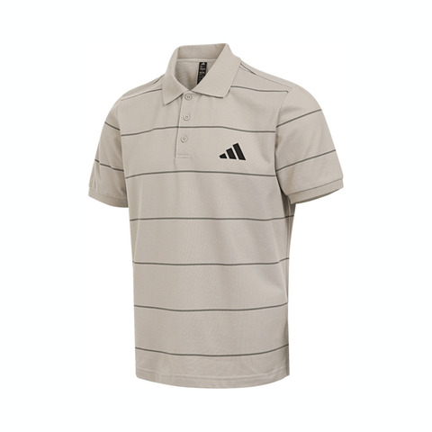 adidas阿迪达斯2025男子FI STRIPE POLO针织有领短TJL6044