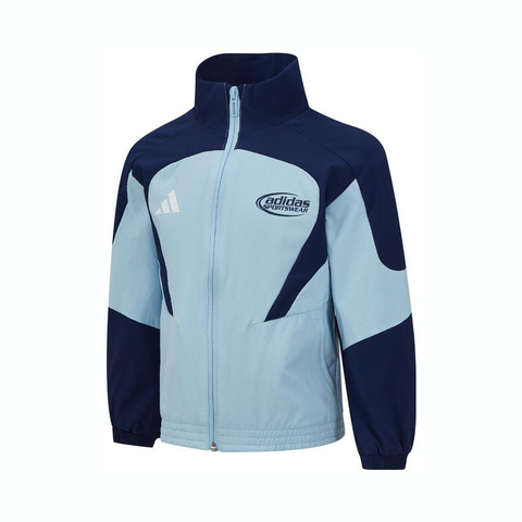 adidas阿迪达斯2025男小童LK WV JKT梭织无帽外套JN1748