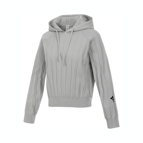 adidas阿迪达斯2025女子FUSTL W P HDY针织连帽卫衣JM4253