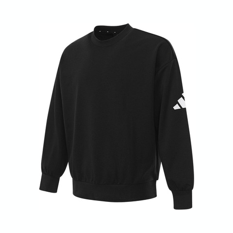 adidas阿迪达斯2025男子M SWT FT针织无帽卫衣JF3576