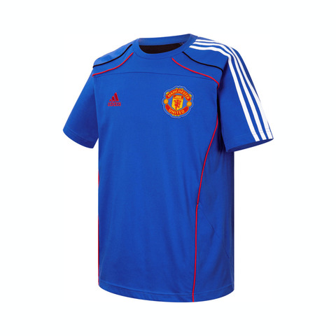 adidas阿迪达斯2025男子MUFC UBP TEE针织无领短TJF0370