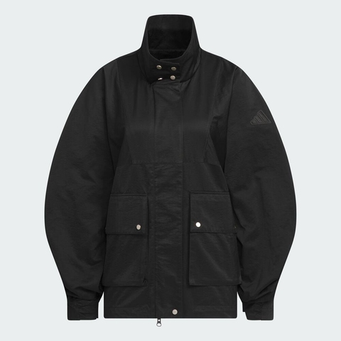 adidas阿迪达斯2025女子LUX AD WV JKT梭织无帽外套JN9980