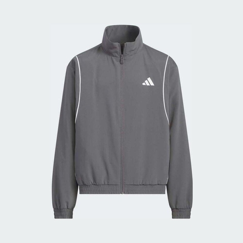 adidas阿迪达斯2025男大童JK WV JKT梭织连帽外套KC1560