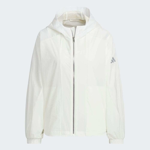 adidas阿迪达斯2025女子MT WV JKT梭织连帽外套JZ1682