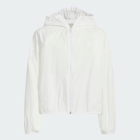 adidas kids阿迪达斯小童2025女大童JG LW WV JKT梭织连帽外套JL7540