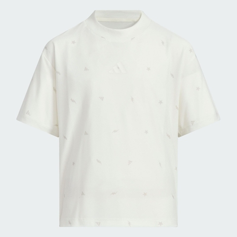 adidas kids阿迪达斯小童2025男大童JB PES SS TEE梭织无领短TJL7518