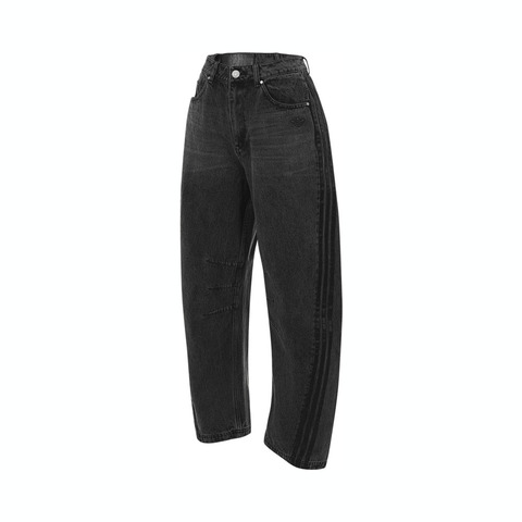 adidas阿迪达斯2025女子DENIM BN PANT牛仔长裤JX9213