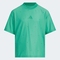 adidas kids阿迪达斯小童2025男大童JB PES SS TEE梭织无领短TJL7520