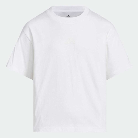 adidas kids阿迪达斯小童2025女大童JG CO SEE TEE针织无领短TJL7542