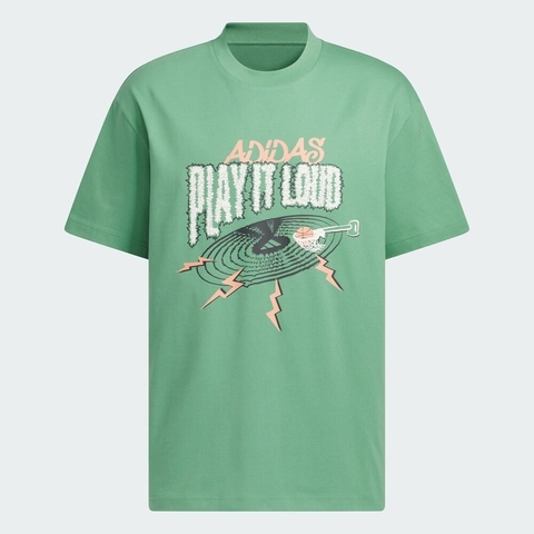 adidas阿迪达斯2025男子BB MUSIC TEE针织无领短TKA2298