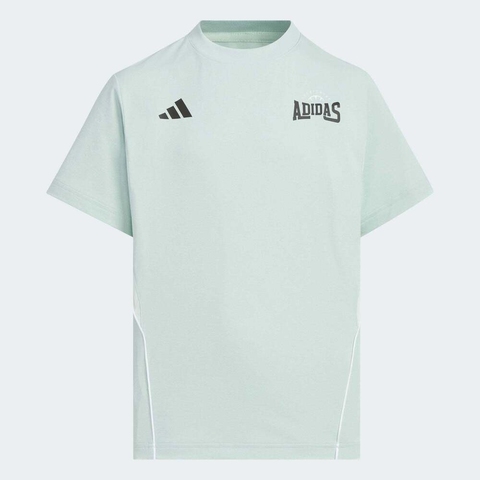 adidas阿迪达斯2025男大童JK SS TEE针织无领短TKC1542