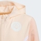 adidas阿迪达斯2025女小童LK HD JKT针织连帽外套KC1535