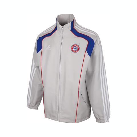 adidas阿迪达斯2025男子FCB UBP TT梭织无帽外套JF0592