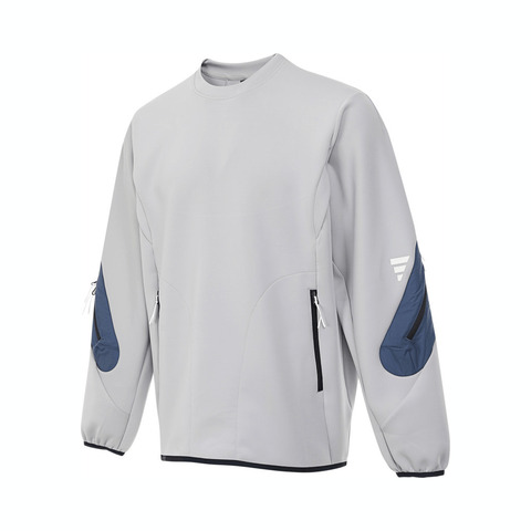 adidas阿迪达斯2025中性FUSTL KU CREW针织无帽卫衣JM8628