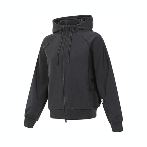 adidas阿迪达斯2025女子FUSTL JKT HOODY针织连帽外套JY8066