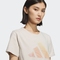 adidas阿迪达斯2025女子LOGO SS TEE针织无领短TJL6285