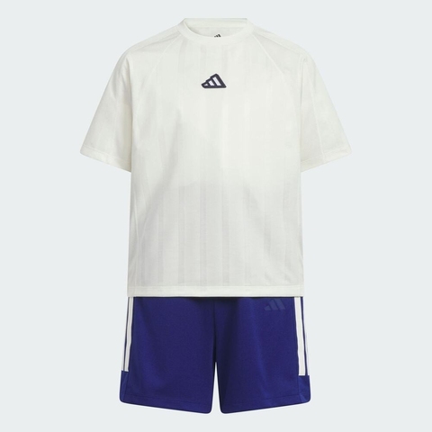 adidas kids阿迪达斯小童2025男大童JB TEE SET短袖套服KA1020