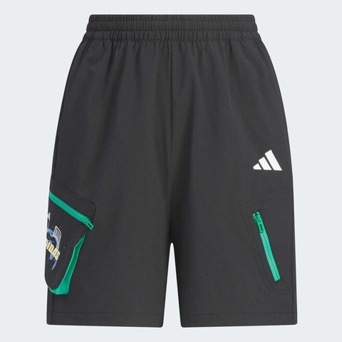 adidas阿迪达斯2025男大童JB WV SHORT梭织短裤JM7989