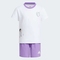 adidas阿迪达斯2025女小童LG TEE SET短袖套服JM7977