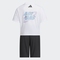 adidas阿迪达斯2025男小童LB TEE SET短袖套服JM7983