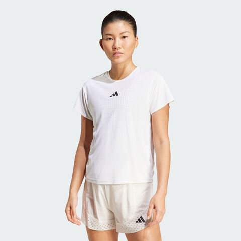 adidas阿迪达斯2025女子AIRCHILL T 2.0针织无领短TJH1469