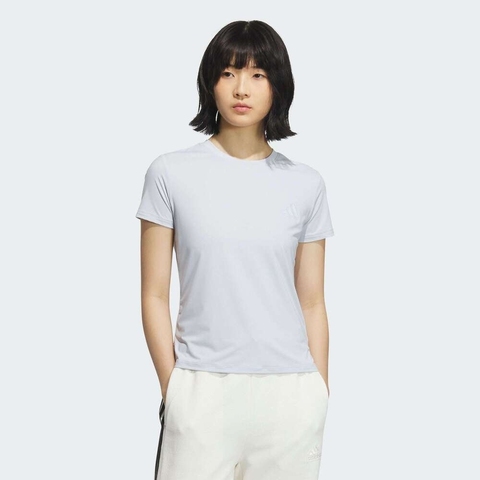 adidas阿迪达斯2025女子W CF TEE针织无领短TKC1487