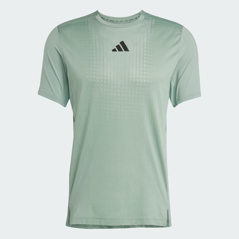 adidas阿迪达斯2025男子AIRCHILL TEE针织无领短TJI8197