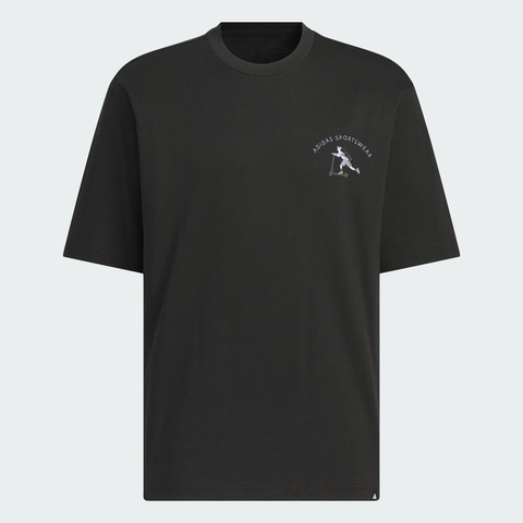 adidas阿迪达斯2025男子GFX SS TEE针织无领短TJL6058