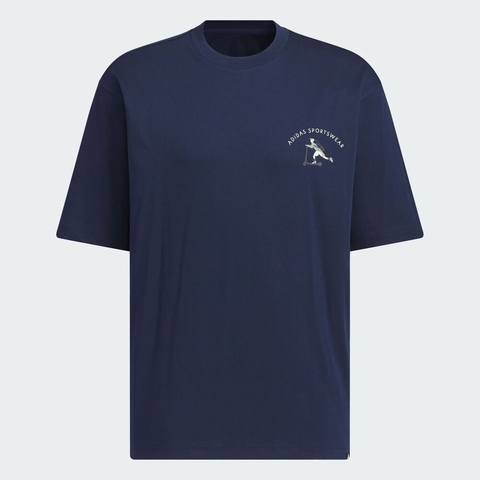 adidas阿迪达斯2025男子GFX SS TEE针织无领短TJL6060