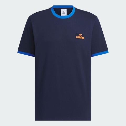 adidas Originals阿迪三叶草2025男子CONTRAST TEE针织无领短TJX2637