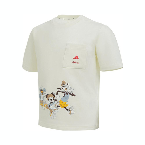 adidas阿迪达斯2025男小童LK DY MM T针织无领短TJF3642