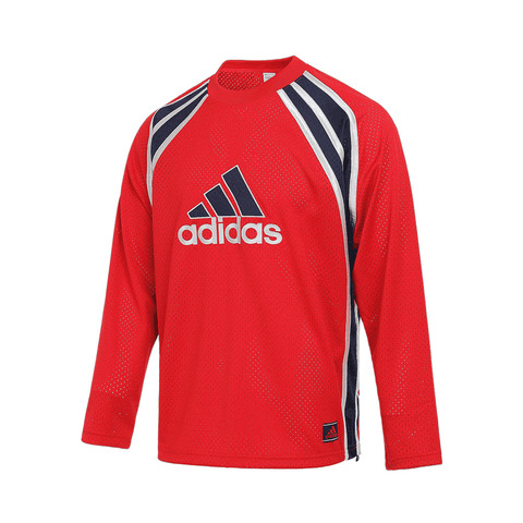 adidas阿迪达斯2025男子WARM-UP TOP针织无领长TJD5376