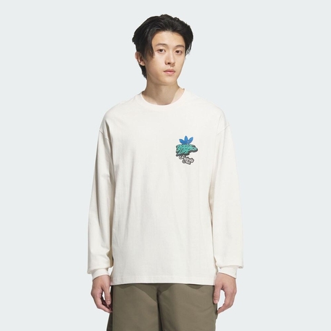 adidas阿迪达斯2025男子CS LS TEE M针织无领长TJL7500