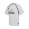 adidas阿迪达斯2025男子BADGE TEE Q2针织无领短TIM7839